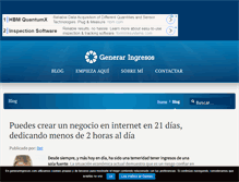 Tablet Screenshot of generaringresos.com